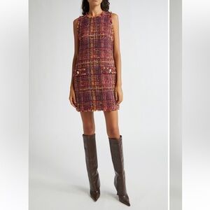 Lagence Florian Tweed Shift Dress